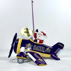 Rare LSU Tigers 2006 Victory Plane Ornament - Danbury